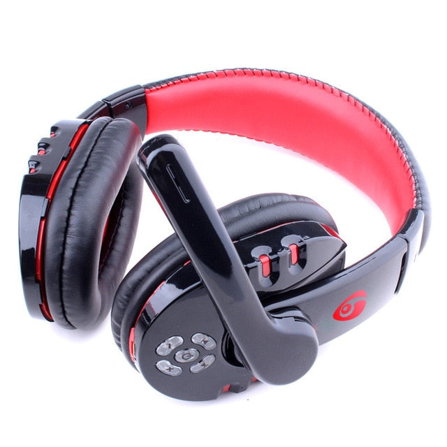 EPULA Bluetooth Gaming Headphones Headset Stereo Wireless Professional Gamer Earphone Microphone Backlit For PS4 Phone PC Laptop